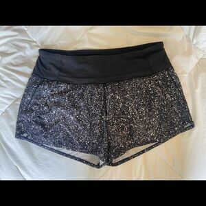 Lululemon speed up shorts.  Size- 4 Inseam- 4 inch